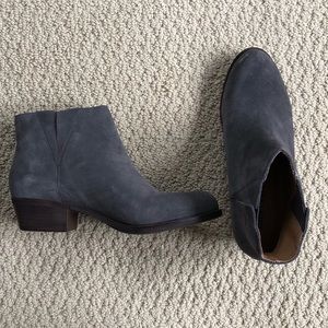 Dark grey booties